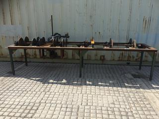Pipe Beveling Table 150 1/2" x 38" x 33".