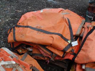Pallet of Rubber Tarps.