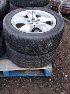 Motomaster All Season P205/55R16, 894 Pair w/ Rims.