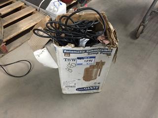 Little Giant Automotive Sump Pump, 1/3 HP.