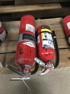 (2) Fire Extinguishers.