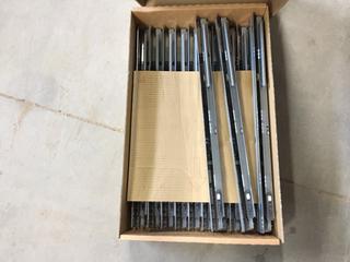(13) Blum, Zinc Plated Drawer Slides, 22".