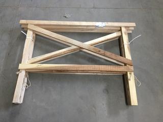 Hard Wood Saw Horses.