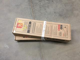 (2) 300 Watt Baseboard Heaters, Type B0308W.