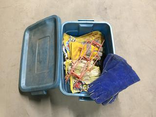 Bin Assorted Work/Welding Gloves.