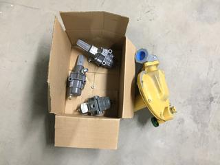 (3) Fisher  Regulators, Valve.