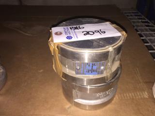 (2) Wafer Check Valve, 3", Class 150.