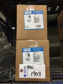 (2) FASCO Shaded Pole Motor, Model D383.