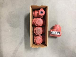 (5) 
CAMERON 9D-822-503360-131 WHEATLEY 1/2 IN NPT SWING GATE CHECK VALVE D579038.