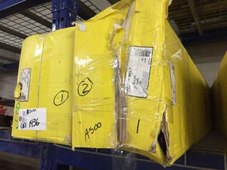 (2) Belt Sandpaper, 53" X 103", PS26 220, 150.