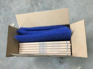 (6) Filters, 16 " X 20" X 1".