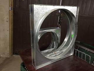 (1) 12", (1) 20" Round Fire Dampers.
