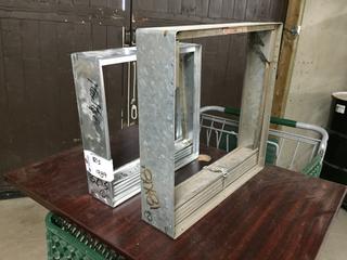 (1) 16" X 16" Fire Damper, (1) 18" X 18".