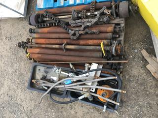 Gear Shafts, Chain and Hoses.