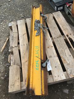 5' Lengths of 6" I-Beam w/Chain.