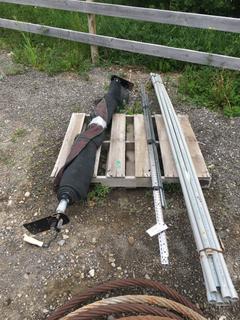 13' Dump Truck Tarp w/ 1" PVC Conduit & 1 1/4" Metal Bars.