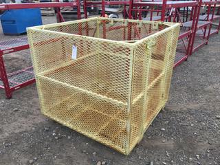 Man Basket 4' x 4' x 4'.