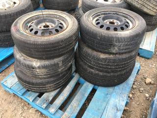 (6) Misc Tires (3) w/ Rims.