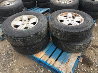 (4) Tires LT245/75R16 w/Rims.