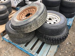 (5) Assorted Tires, (3) w/ Rims.