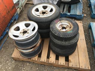 (5) Assorted Tires, (2) w/ Rims.