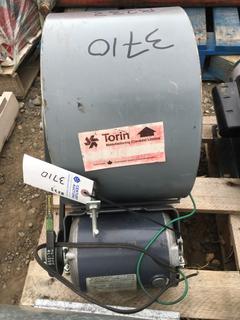 Furnace Blower w/ 1/3 Hp Single Phase Electric Motor.