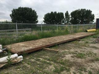 Skid 8' x 40'.