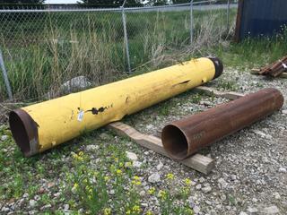 (1) 19 1/2" x 13', (1) 14" x 19 1/2" Pipe.