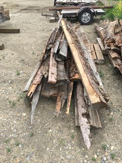 Assorted Rough Cut Lumber.