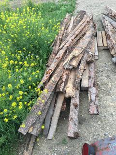 Assorted Rough Cut Lumber.