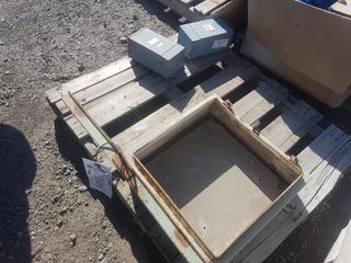 Pair of Transformers & Wall Mount Panel Box.
