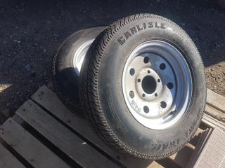 (2) Carlisle Sport Trail ST185/80D13 Tires c/w Rims
