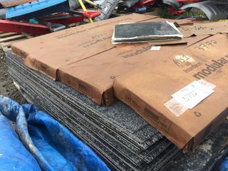 Quantity of Modular Resilient Flooring.