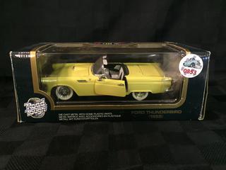 Road Tough 1955 Ford Thunderbird Die Cast Model, 1:18 Scale.