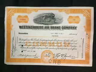 Westinghouse Air Brake Company Shares.
