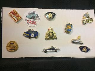 Police Pins.