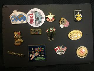 Assorted Pins.