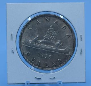 1935 Canada King George V Silver Dollar.