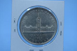 1939 Canada King George VI Silver Dollar.