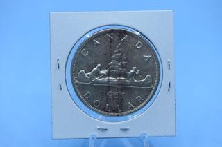 1957 Canada Silver Dollar.
