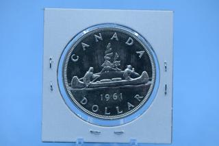 1961 Canada Silver Dollar.