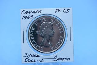 1963 Canada Silver Dollar.