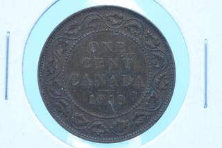 1918 Canada One Cent Coin.