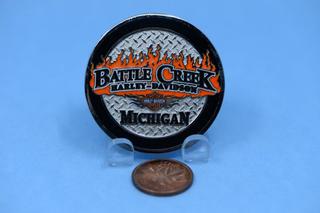 Battle Creek Harley Davidson Michigan Challenge Coin.