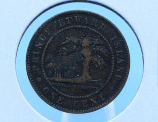 1871 PEI Large Cent Coin.