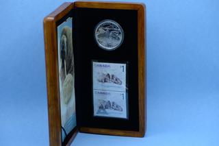 Canada The Atlantic Walrus & Calf Limited Edition Coin & Stamp Set c/w Silver Coin.
