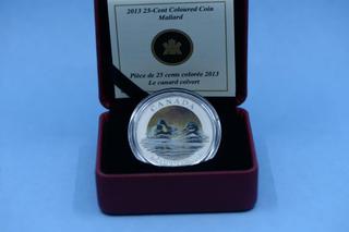 2013 Canada Silver Mallard Coin.