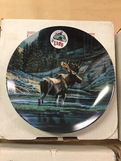 The Moose Collector Plate.