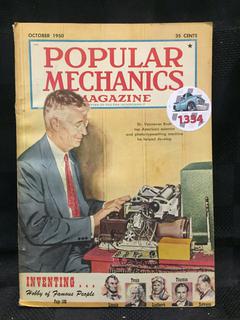 Popular Mechanics Magazine October 1950.