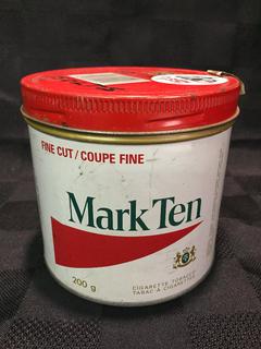 Mark Ten 200g Tobacco Tin.